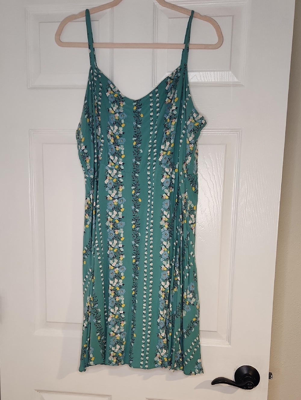 Floral Teal Dress